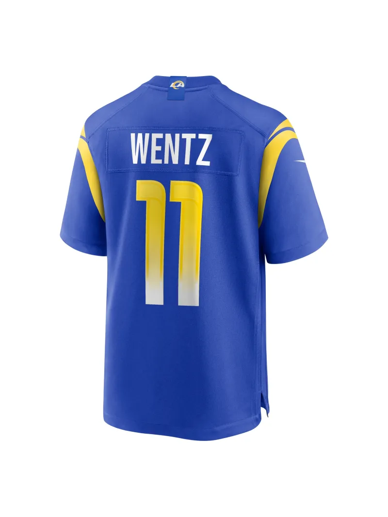 Los Angeles Rams Carson Wentz Nike Royals Game Jersey