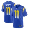 Los Angeles Rams Carson Wentz Nike Royals Game Jersey