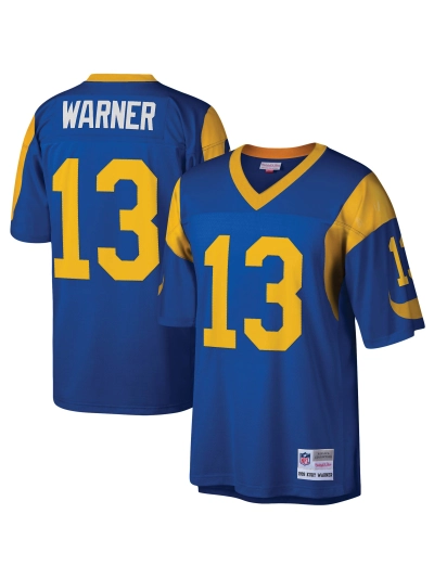 Los Angeles Rams Kurt Warner Mitchell & Ness Royal Legacy Replica Jersey 01
