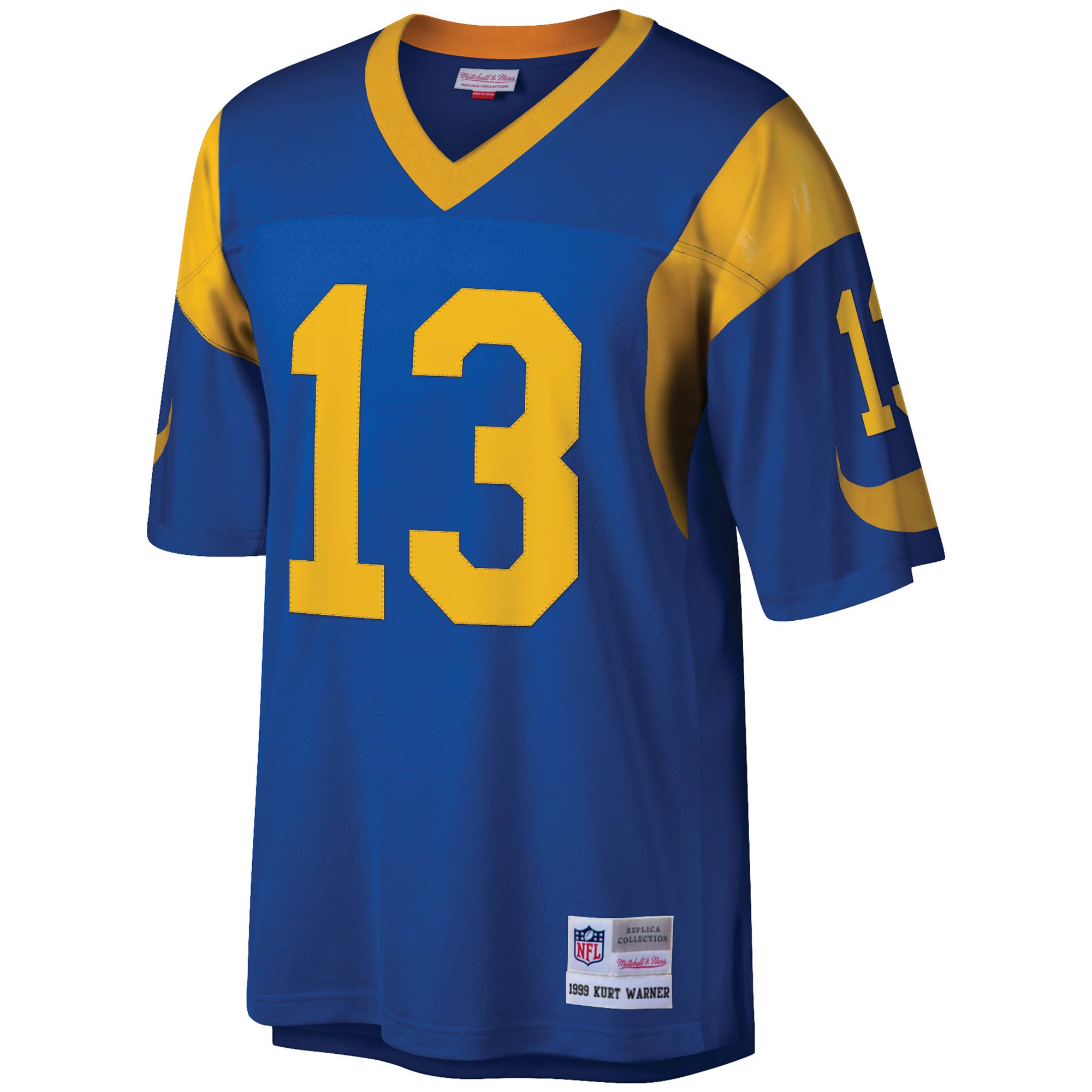 Los Angeles Rams Kurt Warner Mitchell & Ness Royal Legacy Replica Jersey