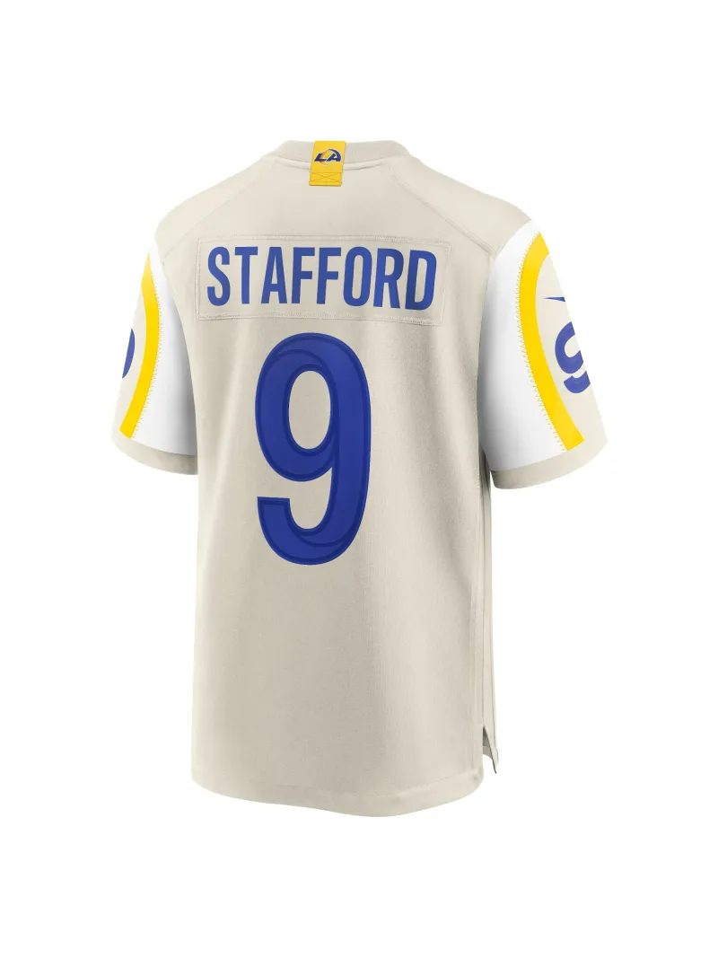 Los Angeles Rams Matthew Stafford Nike Bone Game Jersey