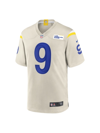 Los Angeles Rams Matthew Stafford Nike Bone Game Jersey 02