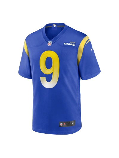Los Angeles Rams Matthew Stafford Nike Royals Game Jersey 02