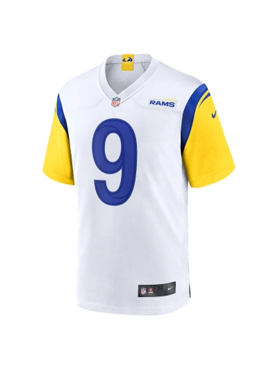 Los Angeles Rams Matthew Stafford Nike White Alternate Game Jersey 02