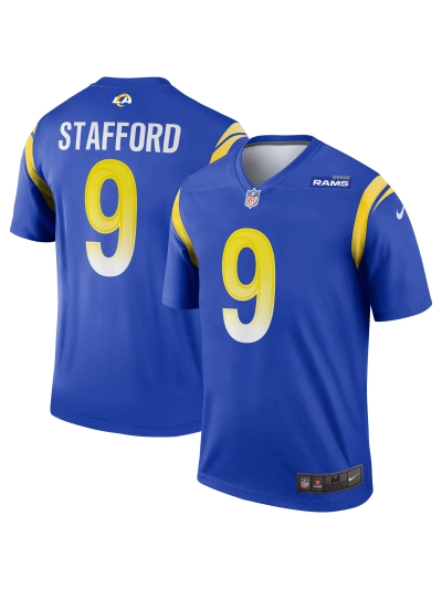 Los Angeles Rams Matthew Stafford Nike White Legends Jersey 01