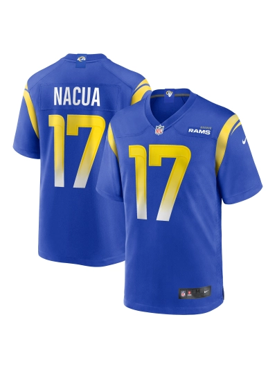 Los Angeles Rams Puka Nacua Nike Royals Home Jersey 01