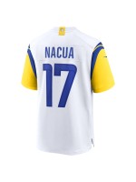 Los Angeles Rams Puka Nacua Nike White Game Jersey