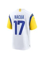 Los Angeles Rams Puka Nacua Nike White Game Jersey