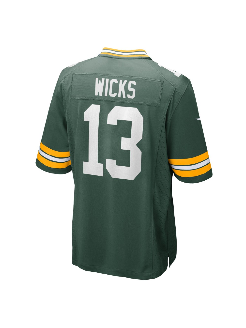Men's Green Bay Packers Dontayvion Wicks Nike Green Game Jersey
