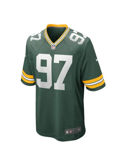 Men's Green Bay Packers Kenny Clark Nike Green Game Jersey 02