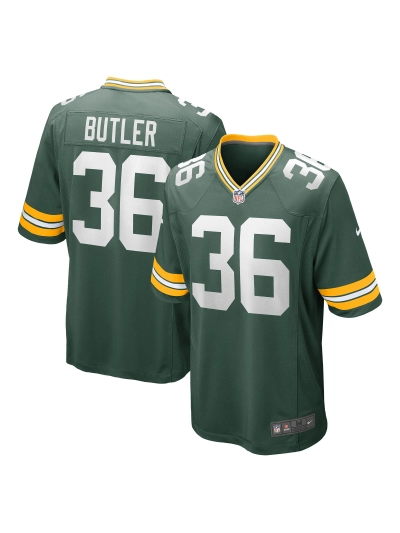 Men's Green Bay Packers LeRoy Butler Nike Green Retired Player Game Jersey 01