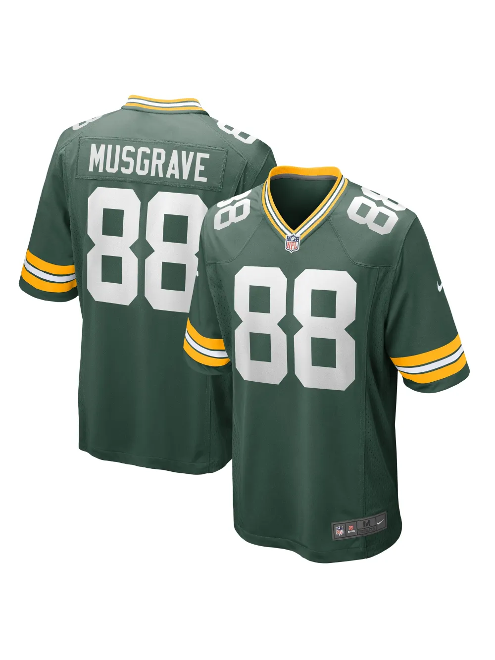 Men's Green Bay Packers Luke Musgrave Nike Green Game Jersey