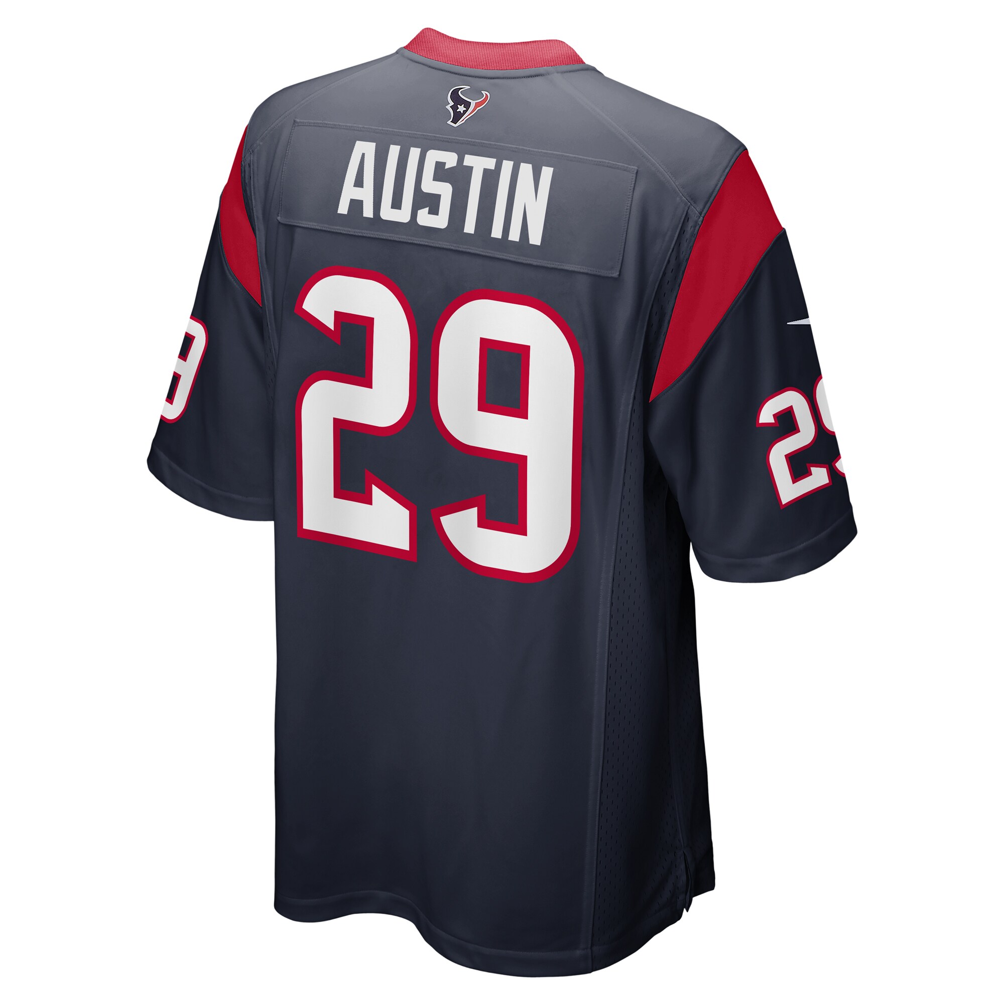 Men's Houston Texans Alex Austin Nike Navy Game Jersey