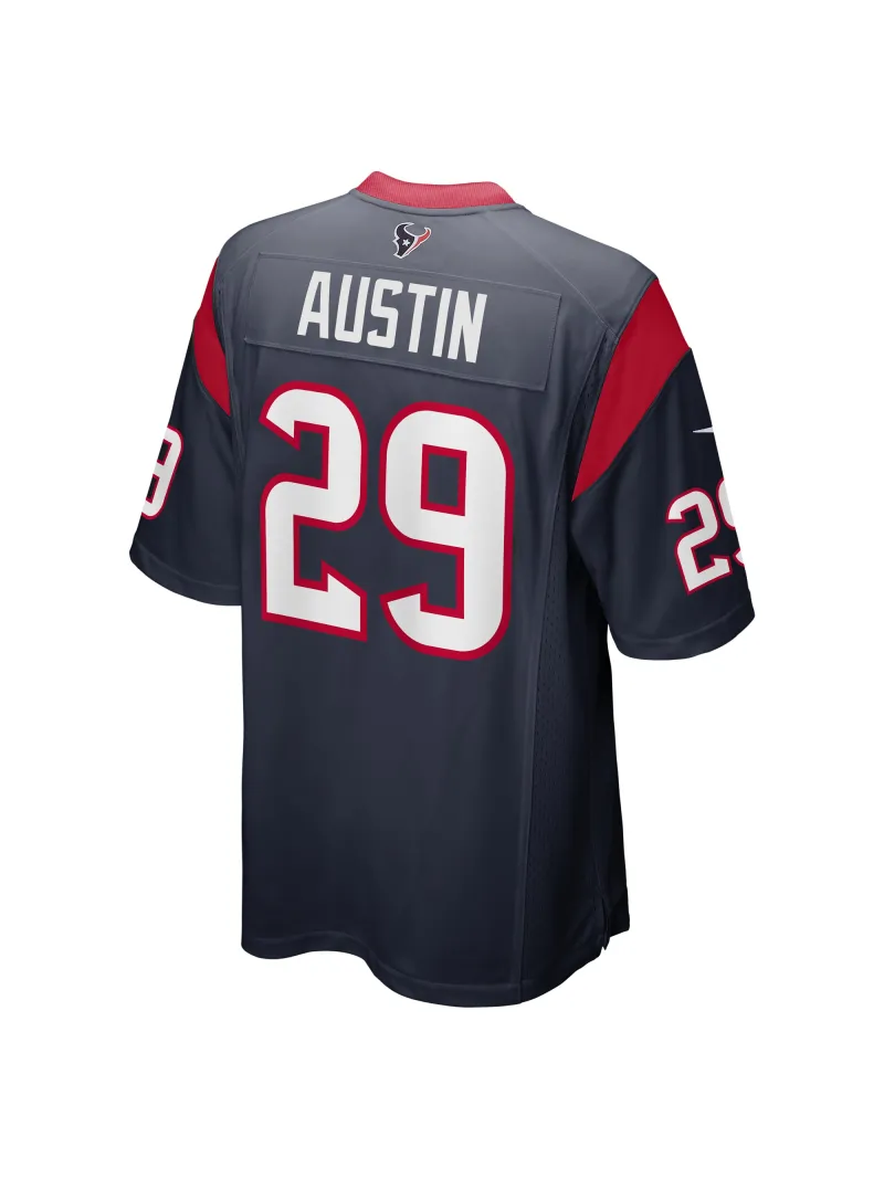 Men's Houston Texans Alex Austin Nike Navy Game Jersey