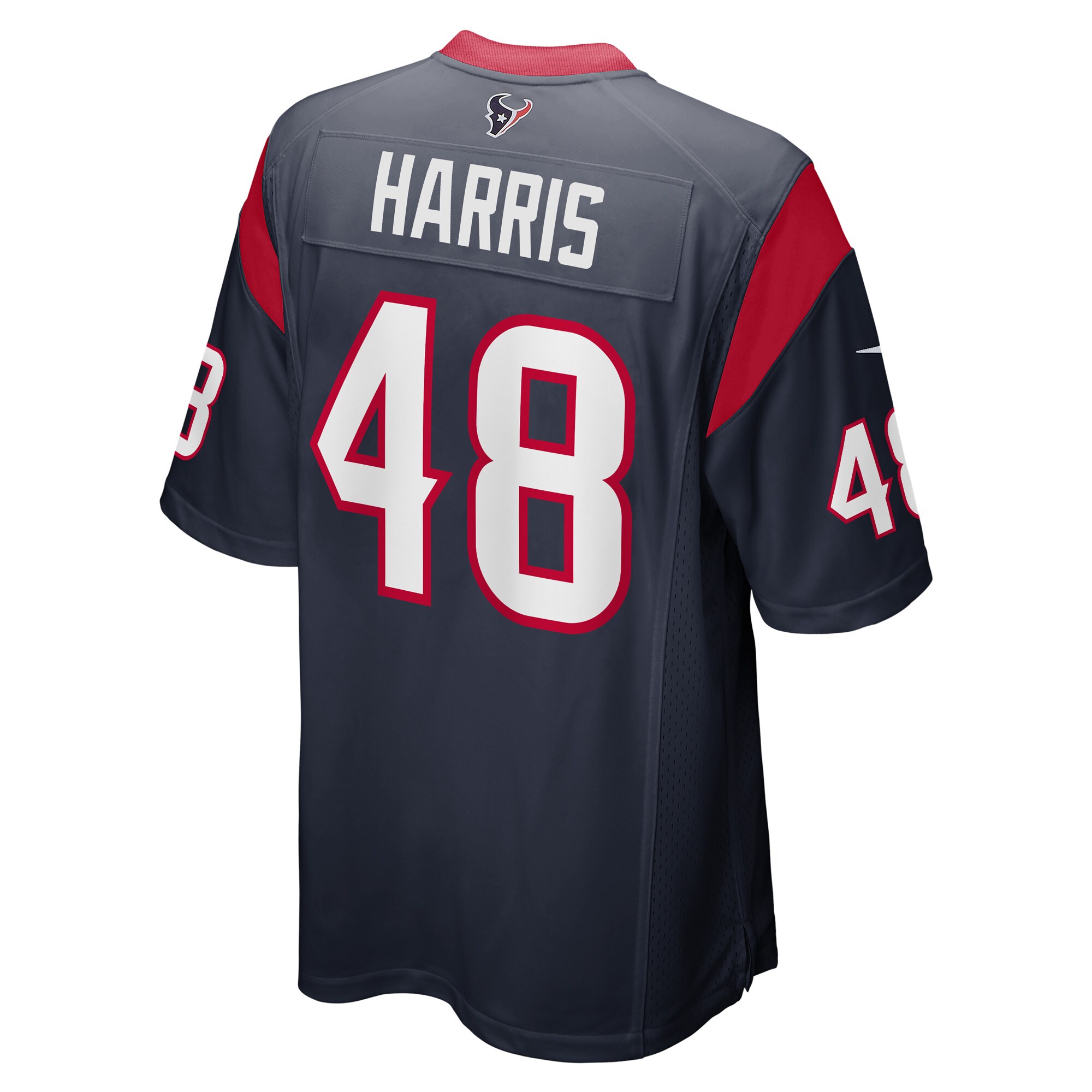 Men's Houston Texans Christian Harris Nike Navy Player Jersey