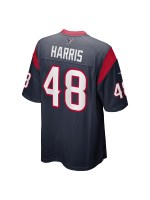 Men's Houston Texans Christian Harris Nike Navy Player Jersey