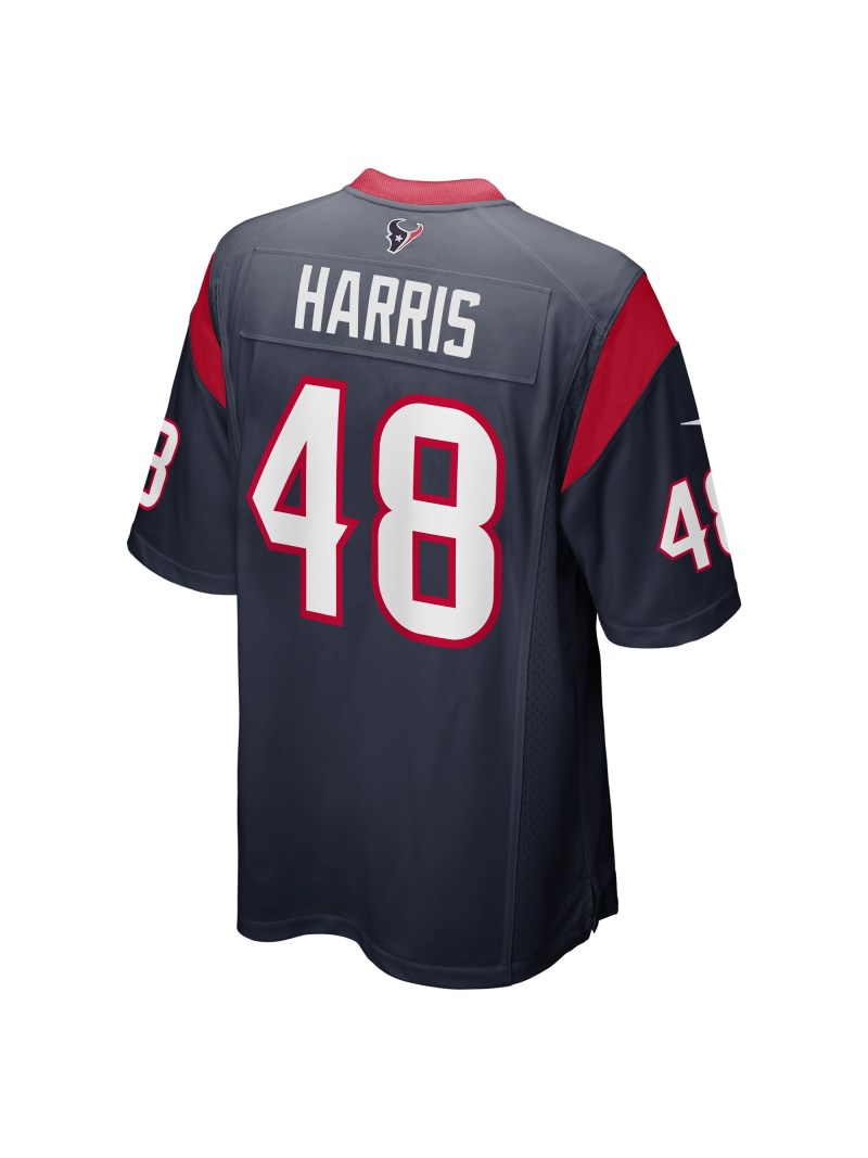 Men's Houston Texans Christian Harris Nike Navy Player Jersey