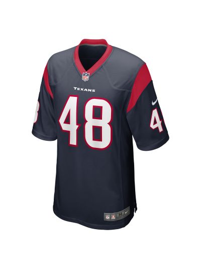 Men's Houston Texans Christian Harris Nike Navy Player Jersey 02