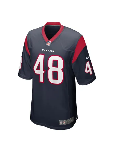 Men's Houston Texans Christian Harris Nike Navy Player Jersey 02