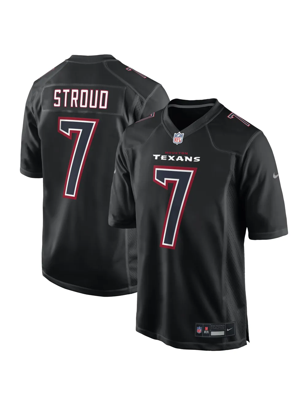 Men's Houston Texans CJ Stroud Nike Black Stylish Game Jersey