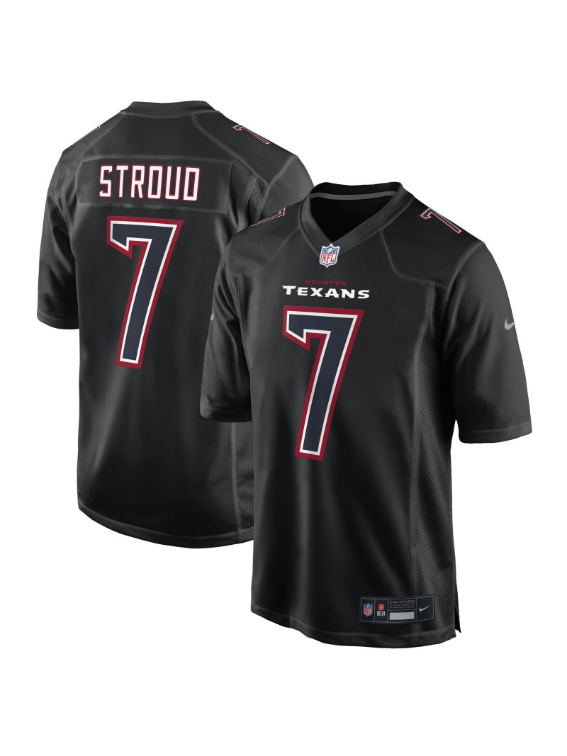 Men's Houston Texans CJ Stroud Nike Black Stylish Game Jersey