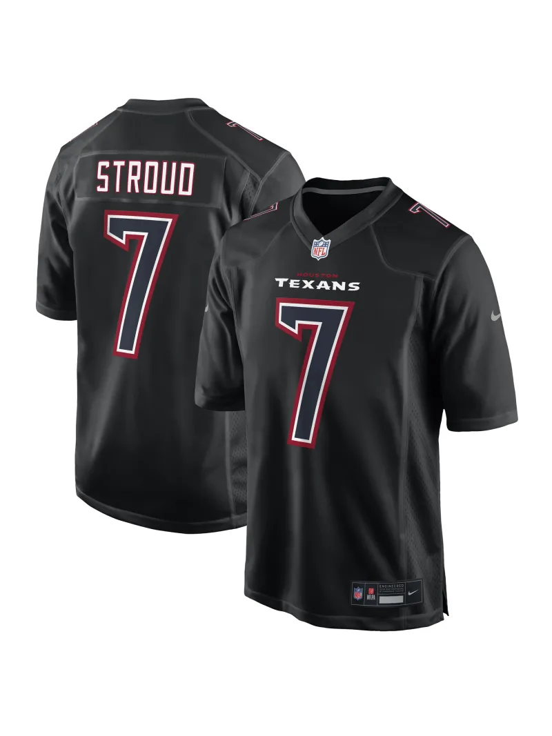 Men's Houston Texans CJ Stroud Nike Black Stylish Game Jersey