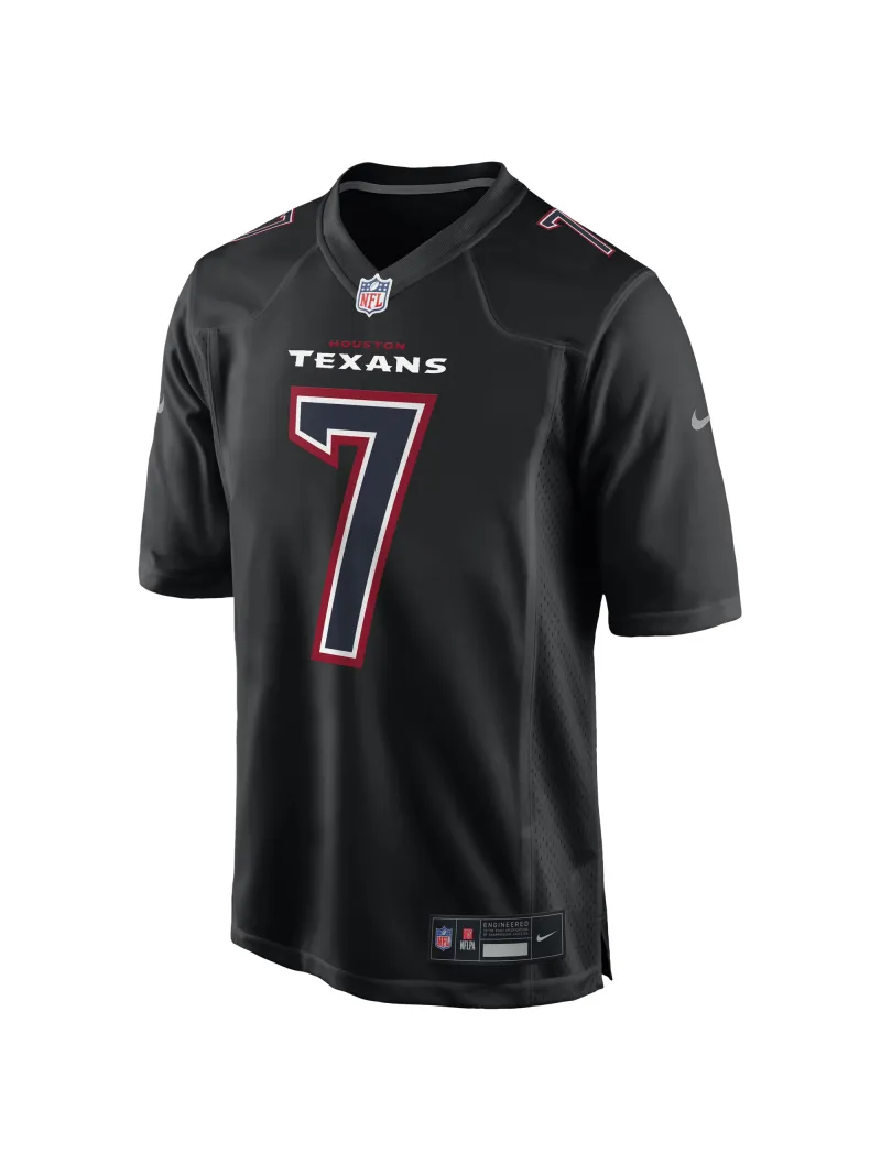 Men's Houston Texans CJ Stroud Nike Black Stylish Game Jersey