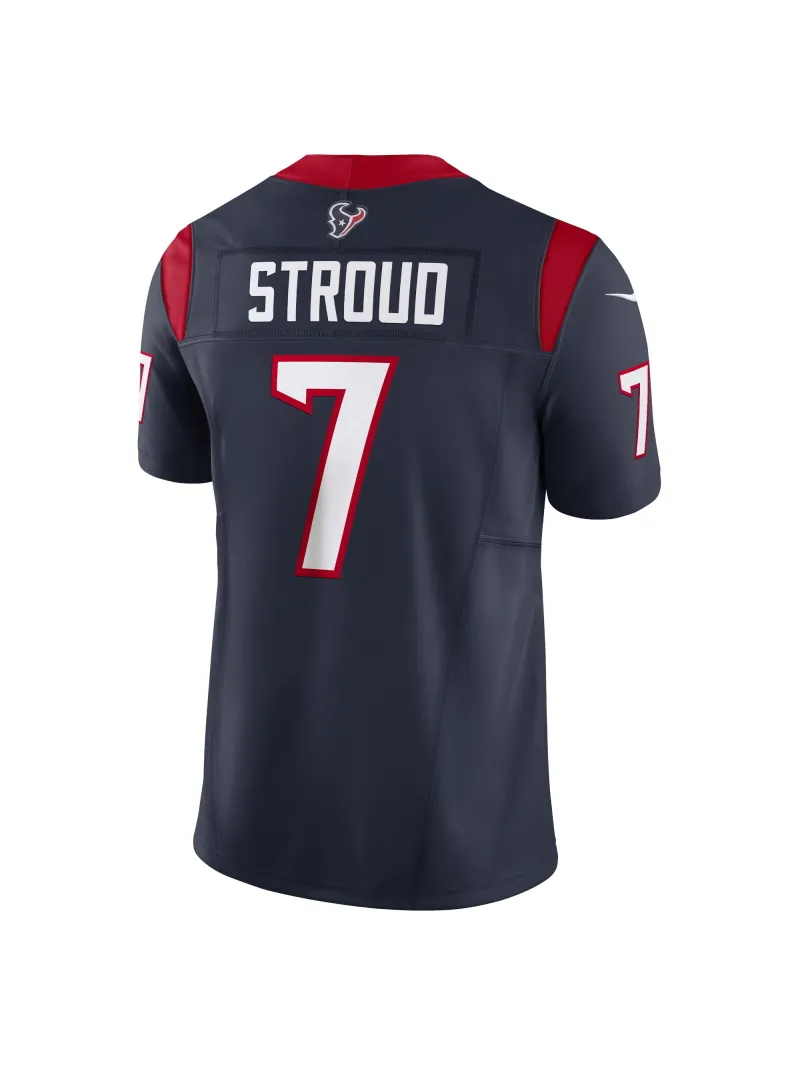 Men's Houston Texans CJ Stroud Nike Navy Vapor FUSE Limited Jersey
