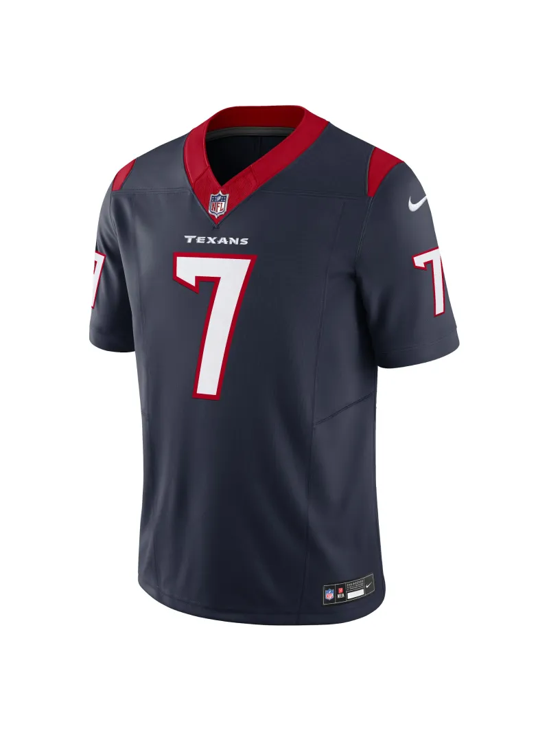 Men's Houston Texans CJ Stroud Nike Navy Vapor FUSE Limited Jersey