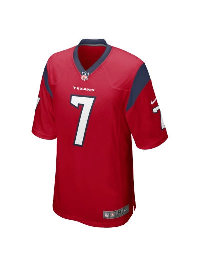 Men's Houston Texans CJ Stroud Nike Red 2023 NFL Draft 1st Round Draft Alternative Game Jersey 02