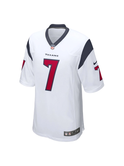 Men's Houston Texans CJ Stroud Nike White 2023 NFL Draft First Round Game Jersey 02