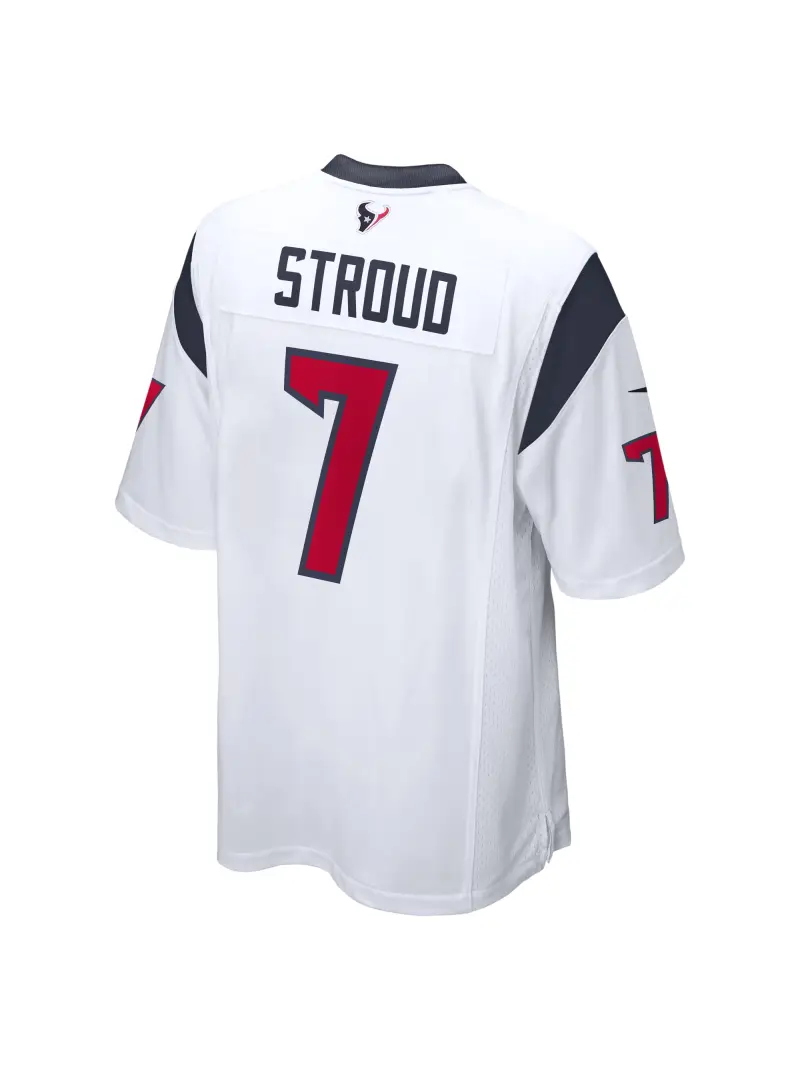 Men's Houston Texans CJ Stroud Nike White 2023 NFL Draft First Round Game Jersey