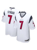 Men's Houston Texans CJ Stroud Nike White 2023 NFL Draft First Round Game Jersey