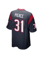 Men's Houston Texans Dameon Pierce Nike Navy Player Jersey