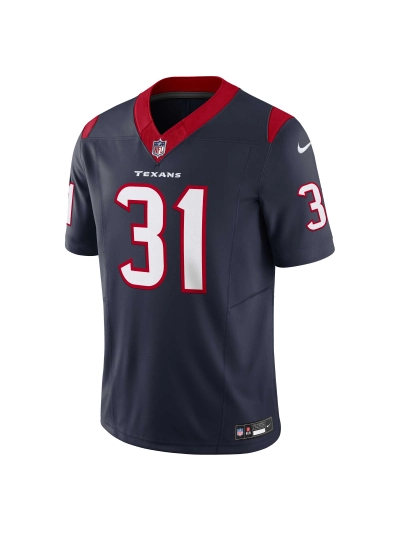 Men's Houston Texans Dameon Pierce Nike Navy Vapor FUSE Limited Jersey 02