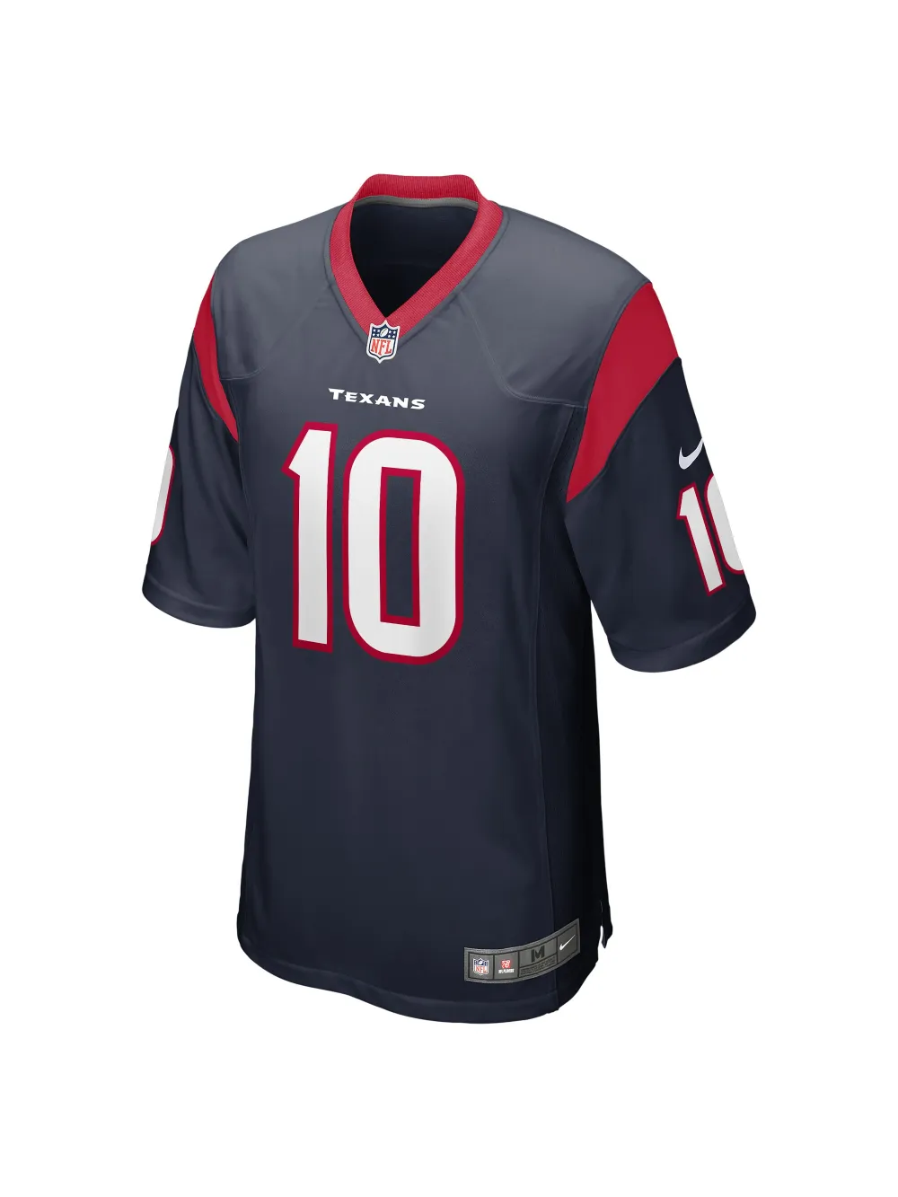 Men's Houston Texans Davis Mills Nike Navy Game Jersey