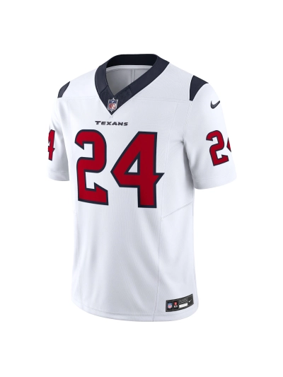 Men's Houston Texans Derek Stingley Jr. Nike White Vapor FUSE Limited Jersey 02