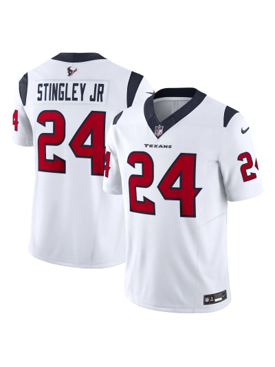Men's Houston Texans Derek Stingley Jr. Nike White Vapor FUSE Limited Jersey 01