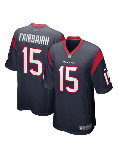 Men's Houston Texans Ka'imi Fairbairn Nike Navy Game Jersey 01