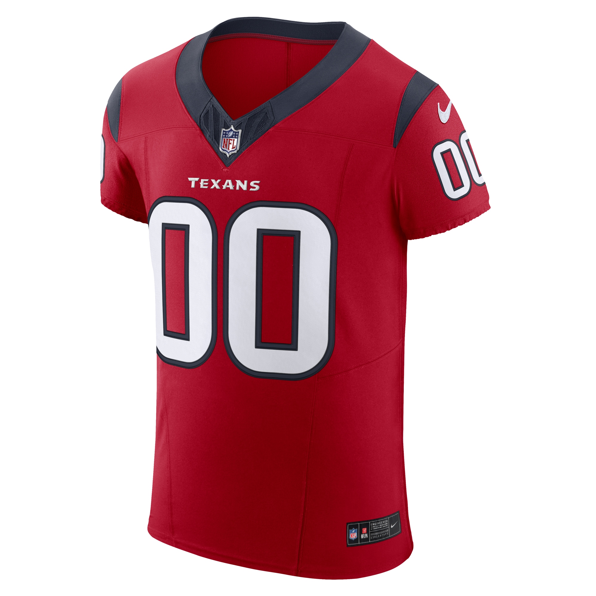 Men's Houston Texans Nike Red Alternate Vapor FUSE Elite Custom Jersey