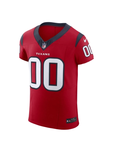 Men's Houston Texans Nike Red Alternate Vapor FUSE Elite Custom Jersey 02