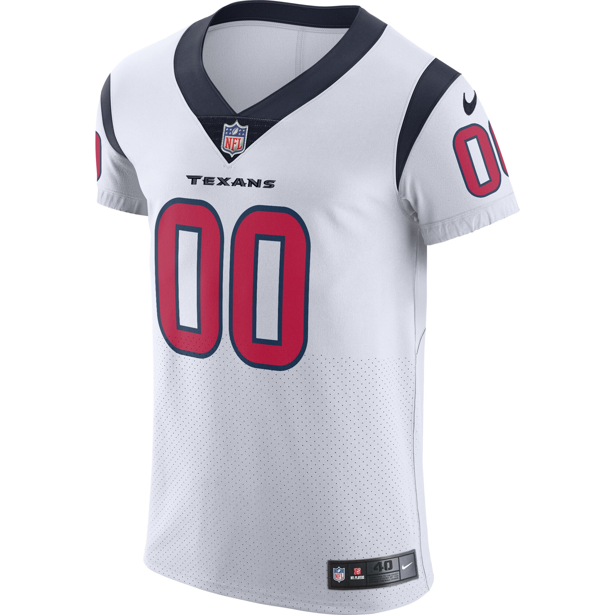 Men's Houston Texans Nike White Vapor Untouchable Custom Elite Jersey