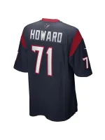 Men's Houston Texans Tytus Howard Nike Navy Game Jersey