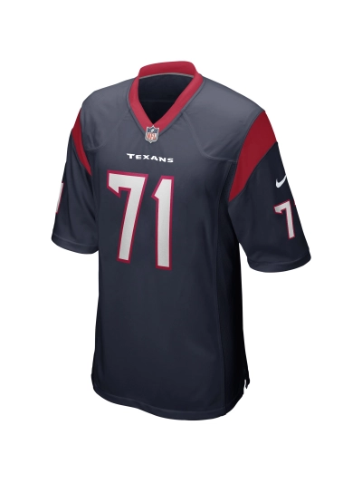 Men's Houston Texans Tytus Howard Nike Navy Game Jersey 02