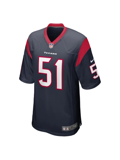 Men's Houston Texans Will Anderson Nike Navy 2023 NFL Draft First Round Game Jersey 02