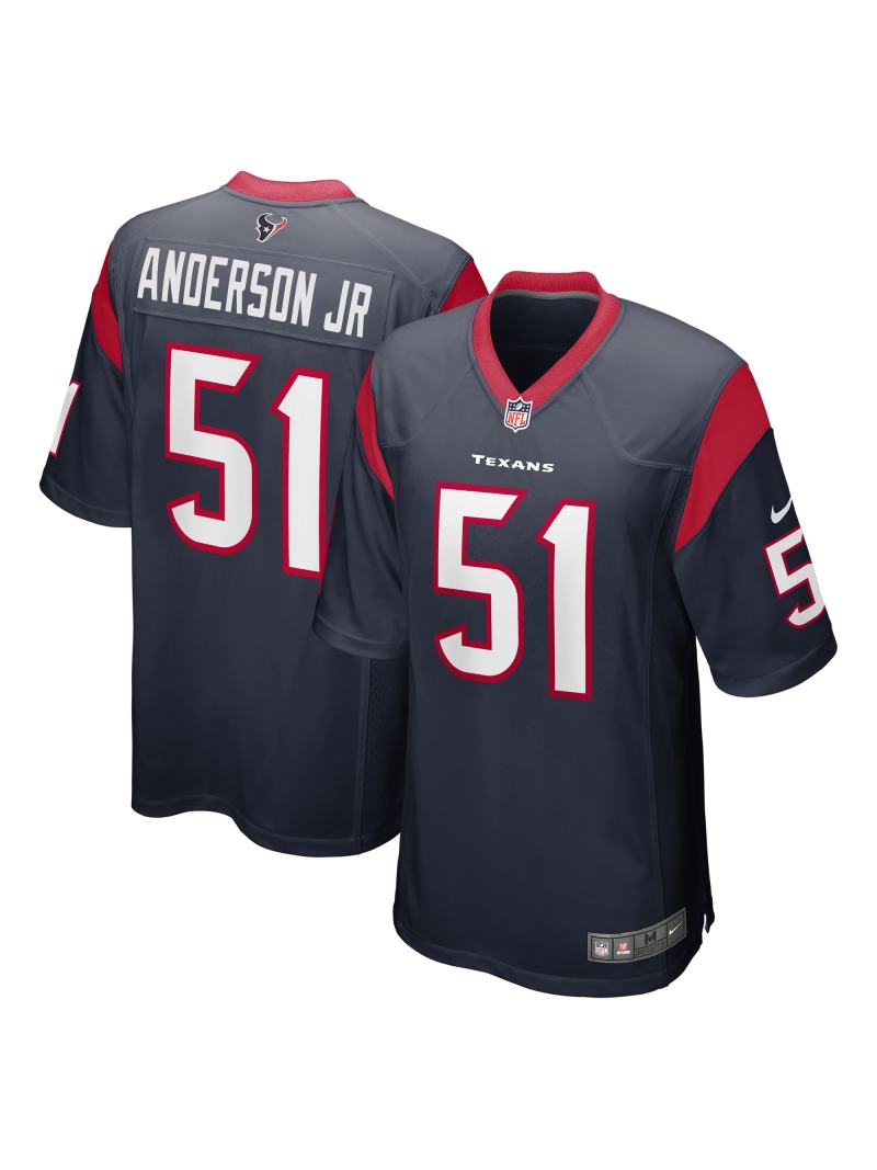 Men's Houston Texans Will Anderson Nike Navy 2023 NFL Draft First Round Game Jersey