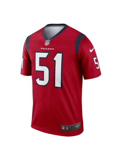 Men's Houston Texans Will Anderson Nike Red Legends Jersey 02
