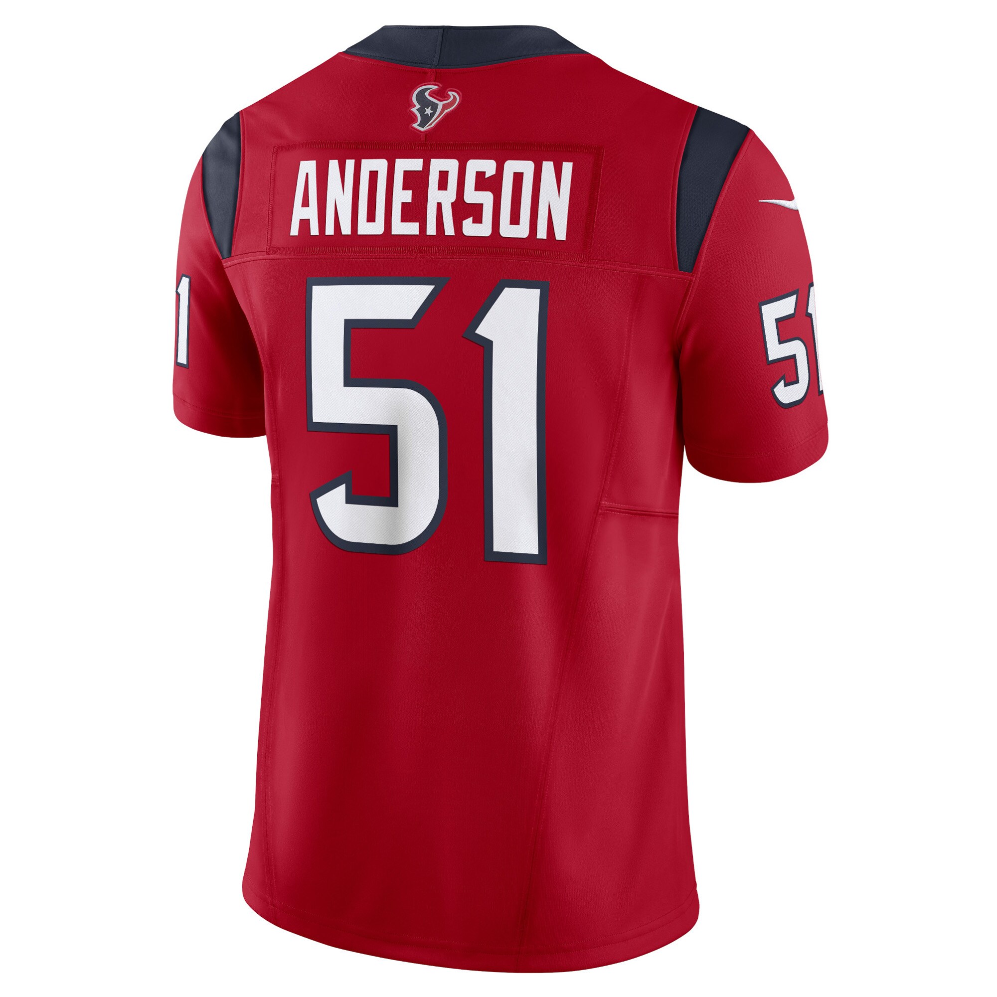 Men's Houston Texans Will Anderson Nike Red Vapor FUSE Limited Jersey
