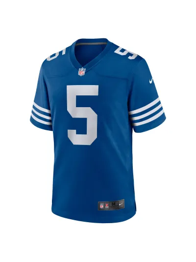 Men's Indianapolis Colts Anthony Richardson Nike Royal 2023 NFL Draft First Round Pick Alternate Game Jersey 02
