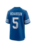 Men's Indianapolis Colts Anthony Richardson Nike Royal 2023 NFL Draft First Round Pick Alternate Game Jersey